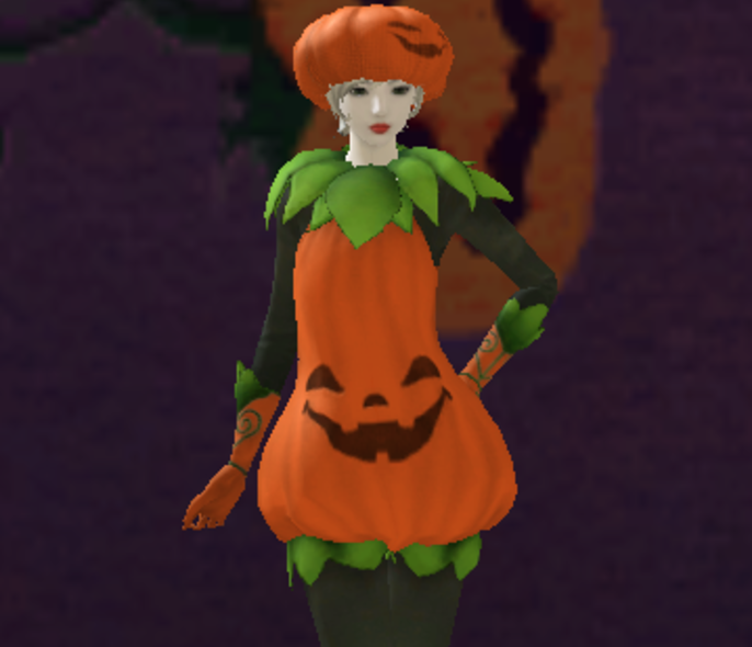 Traje de calabaza de Halloween