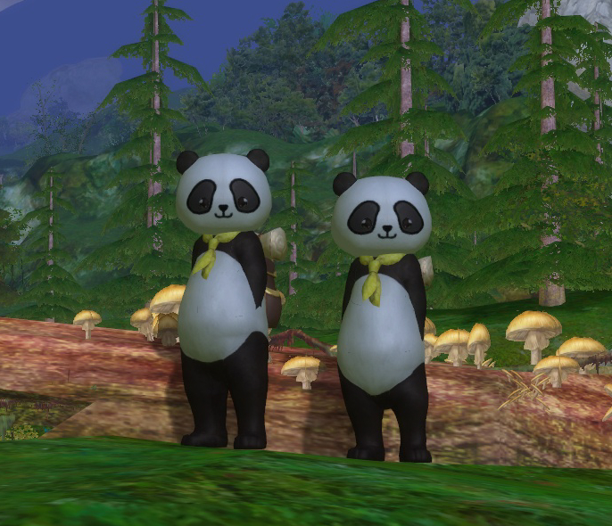 Dignified Mountain Panda Form Candy - 160020241