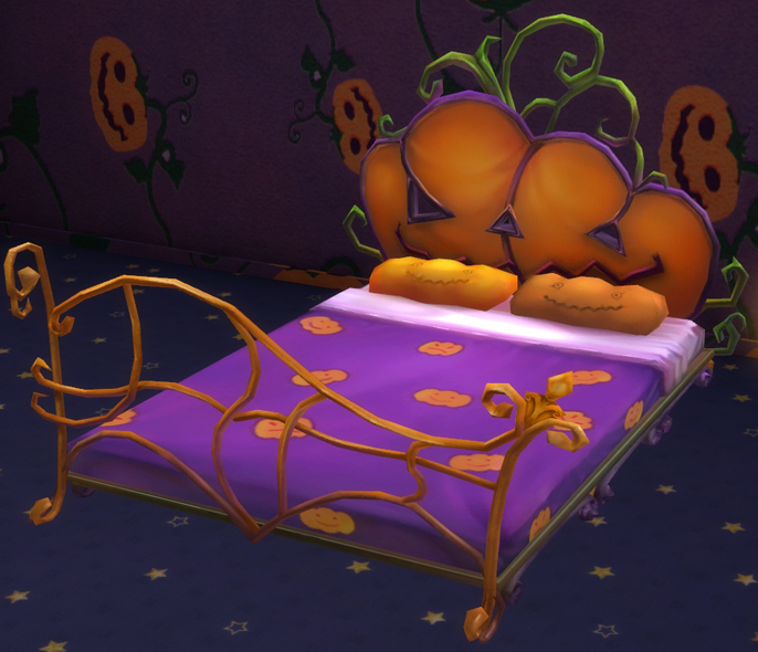 Cama de la fiesta de Halloween